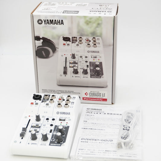 YAMAHA ヤマハ（音楽機器） AG03 音響機材 オーディオインターフェイス ウェブキャスティングミキサー