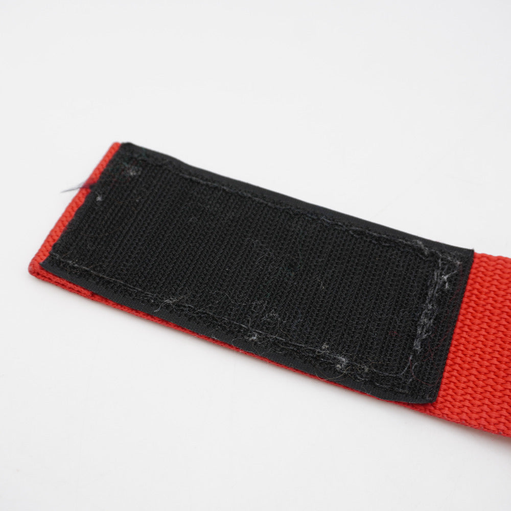 トレーニングベルト Schiek シーク パワーリフティングベルト Sサイズ レッド 約69-81cm 面ファスナー部分ほつれあり 3004