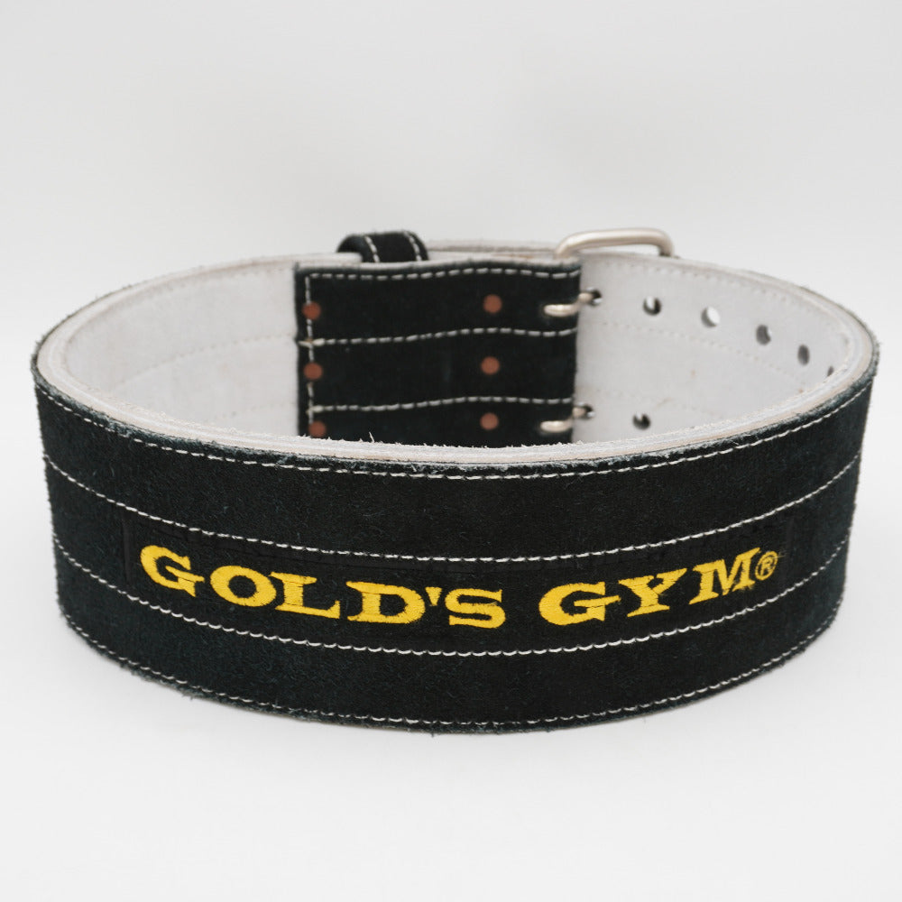 GOLD'S GYM (ゴールドジム) トレーニングベルト パワーベルト 2ピンタイプ Mサイズ ウエスト75～90cm G3352