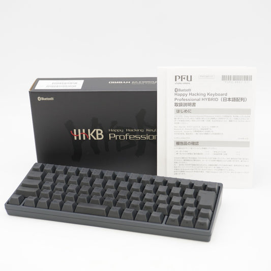 PFU ピーエフユー HHKB Professional HYBRID Type-S 日本語配列／墨 Happy Hacking Keyboard PD-KB820BS