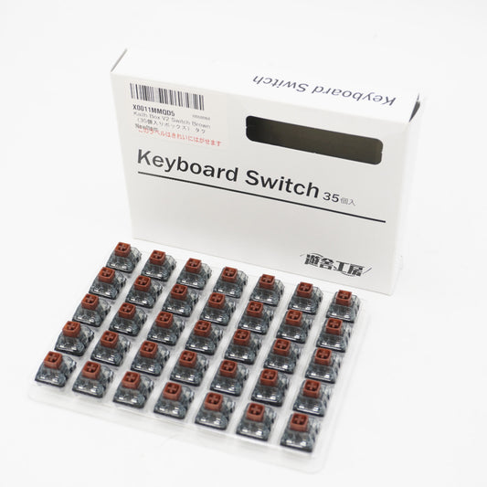 Kailh Box V2 Switch Brown キースイッチ 35個
