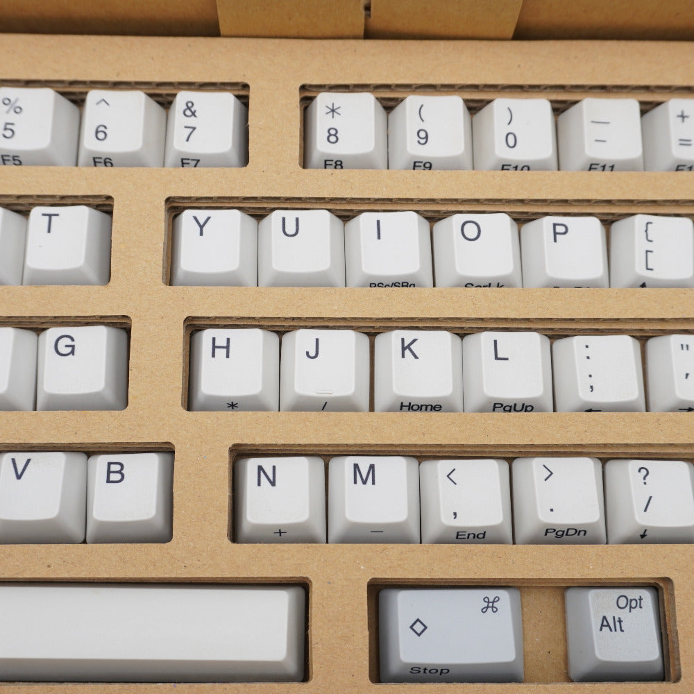 PFU ピーエフユー Happy Hacking Keyboard キートップセット（英語配列/白/刻印あり） PD-KB400KTW