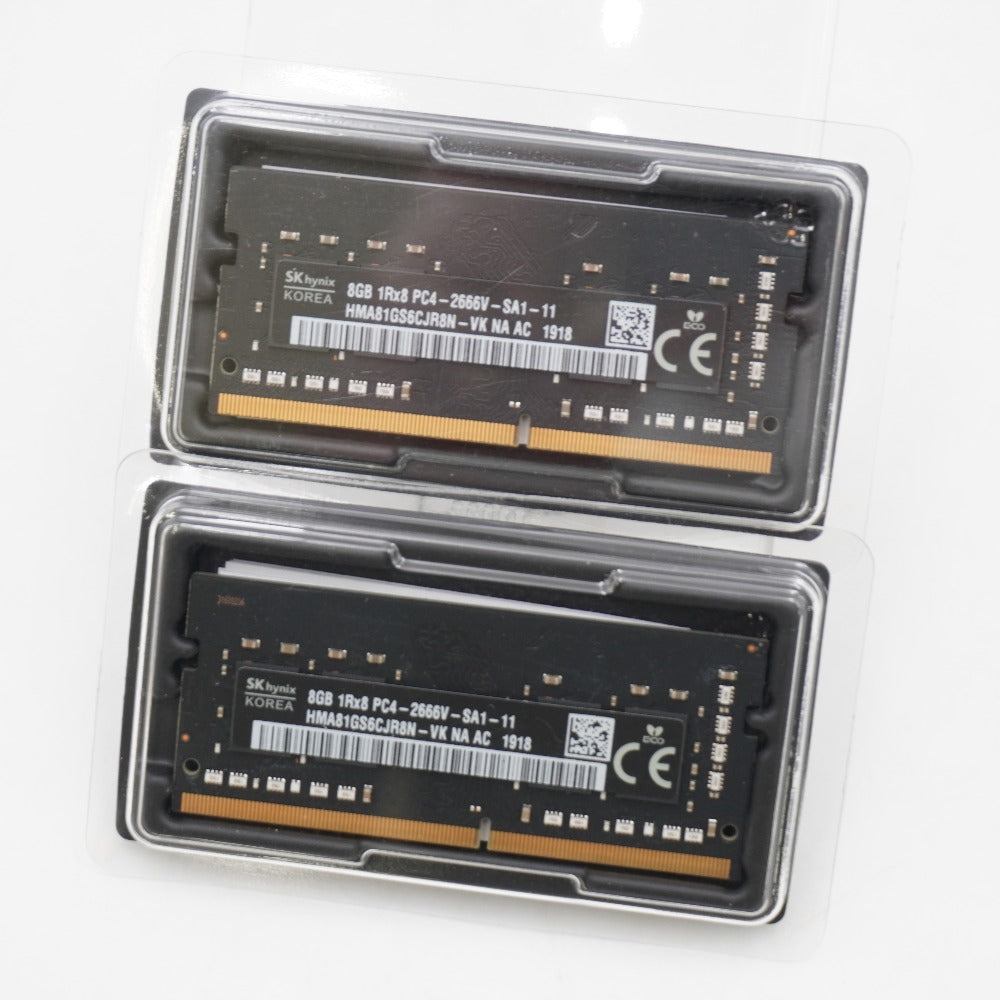 PC4-2666-SA1-11 8Gメモリー2枚セット