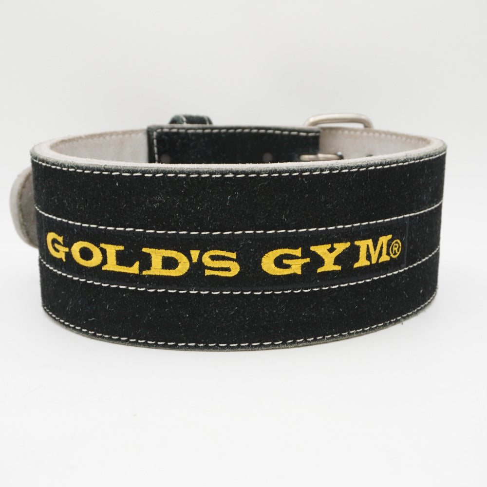 GOLD'S GYM (ゴールドジム) トレーニングベルト パワーベルト 2ピンタイプ Sサイズ ウエスト65～80cm