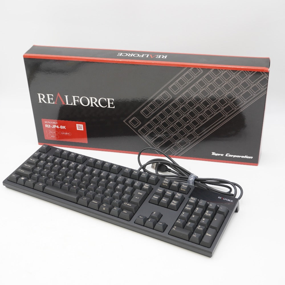 東プレ トウプレ REALFORCE 日本語配列 テンキーあり R2-JP4-BK