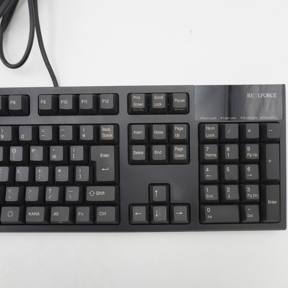 東プレ トウプレ REALFORCE 日本語配列 テンキーあり R2-JP4-BK