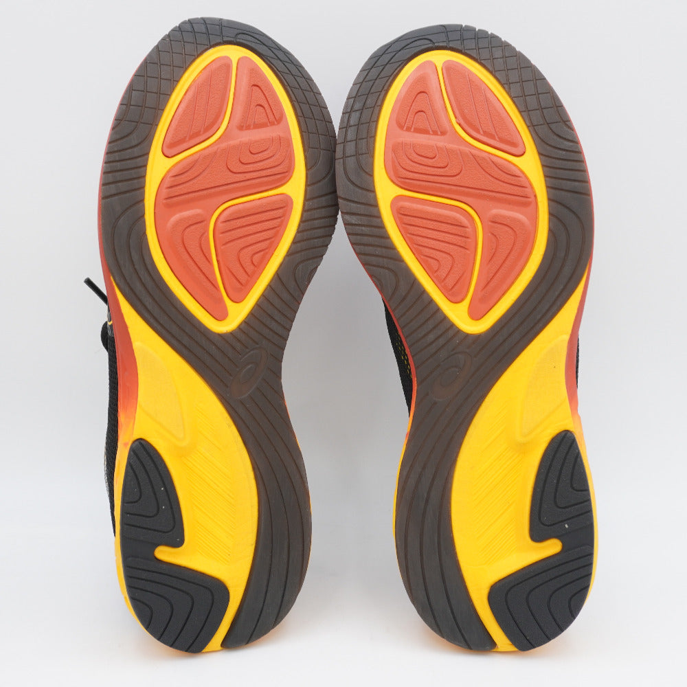 asics (アシックス) ランニングシューズ NOOSA FF ブラック×ゴールドフュージョン 25.0cm TJG754-9004