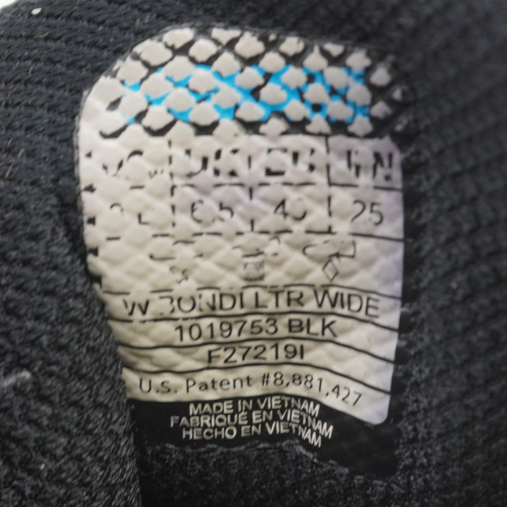 HOKA ONEONE (ホカオネオネ) スニーカー ボンダイ レザー ワイド ブラック 25cm US8D 1019753