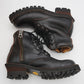 Slow Wear Lion SWL ブーツ クロムエクセルレザープレーンMIDブーツ 6E 24.0～24.5cm US6 BLACK/CE OB-8593H