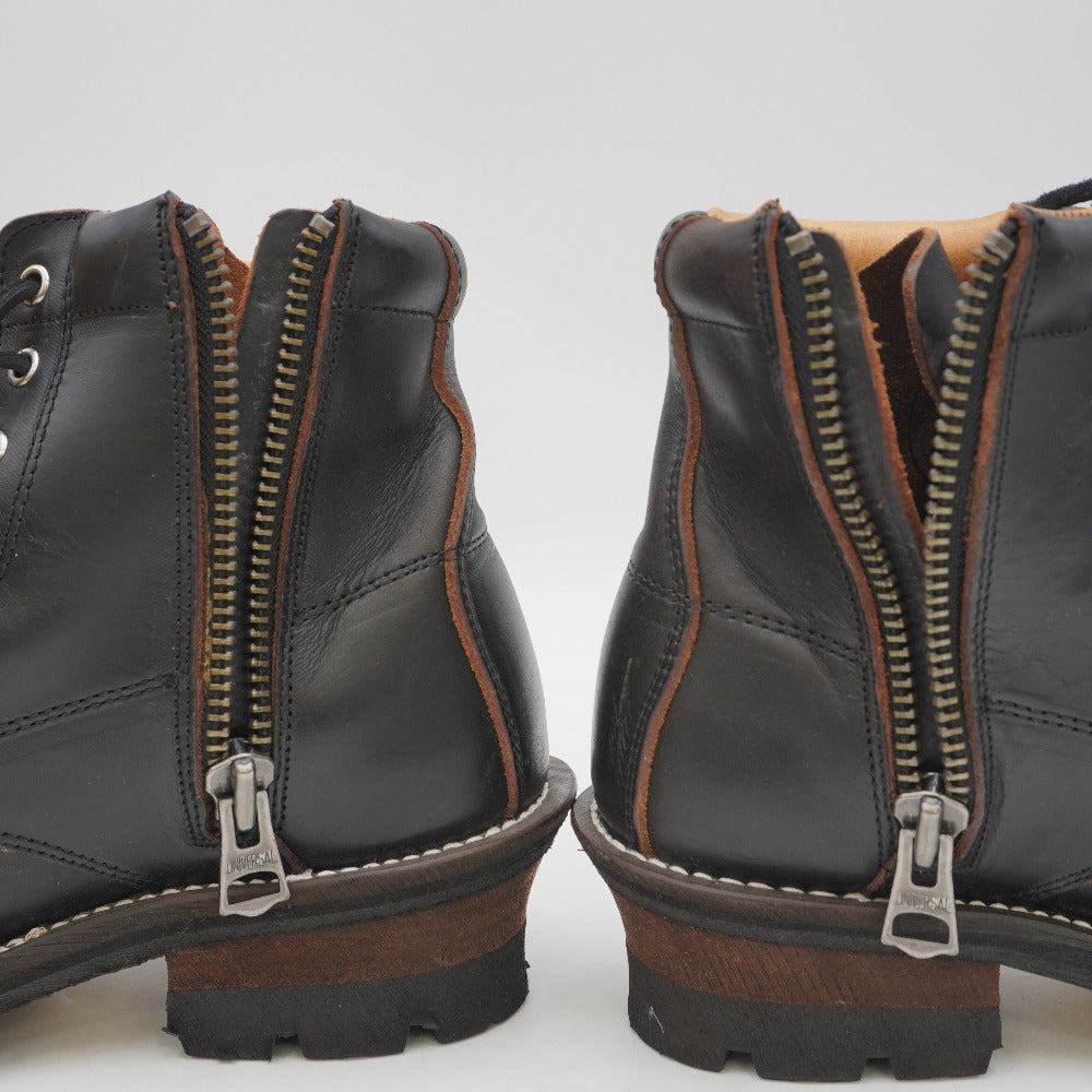 Slow Wear Lion SWL ブーツ クロムエクセルレザープレーンMIDブーツ 6E 24.0～24.5cm US6 BLACK/CE OB-8593H