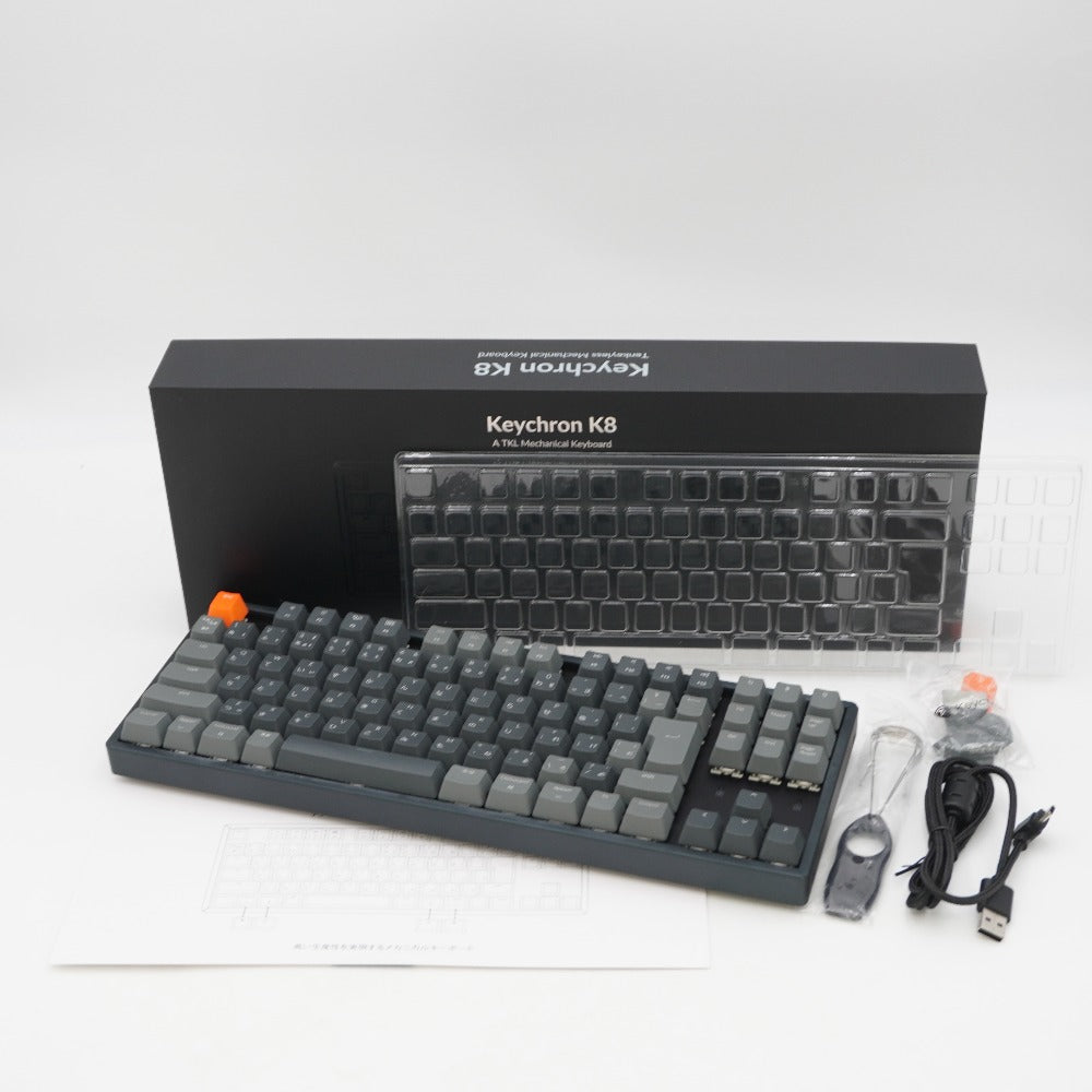 Keychron キークロン Keychron K8ワイヤレスメカニカルキーボード（日本JISレイアウト・赤軸）