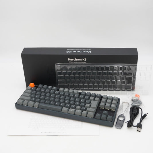 Keychron キークロン Keychron K8ワイヤレスメカニカルキーボード（日本JISレイアウト・赤軸）
