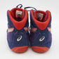 asics (アシックス) レスリングシューズ SNAPDOWN ネイビー×レッド JP26.5cm US9 J502Y
