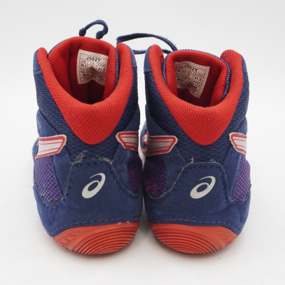 asics (アシックス) レスリングシューズ SNAPDOWN ネイビー×レッド JP26.5cm US9 J502Y