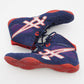asics (アシックス) レスリングシューズ SNAPDOWN ネイビー×レッド JP26.5cm US9 J502Y