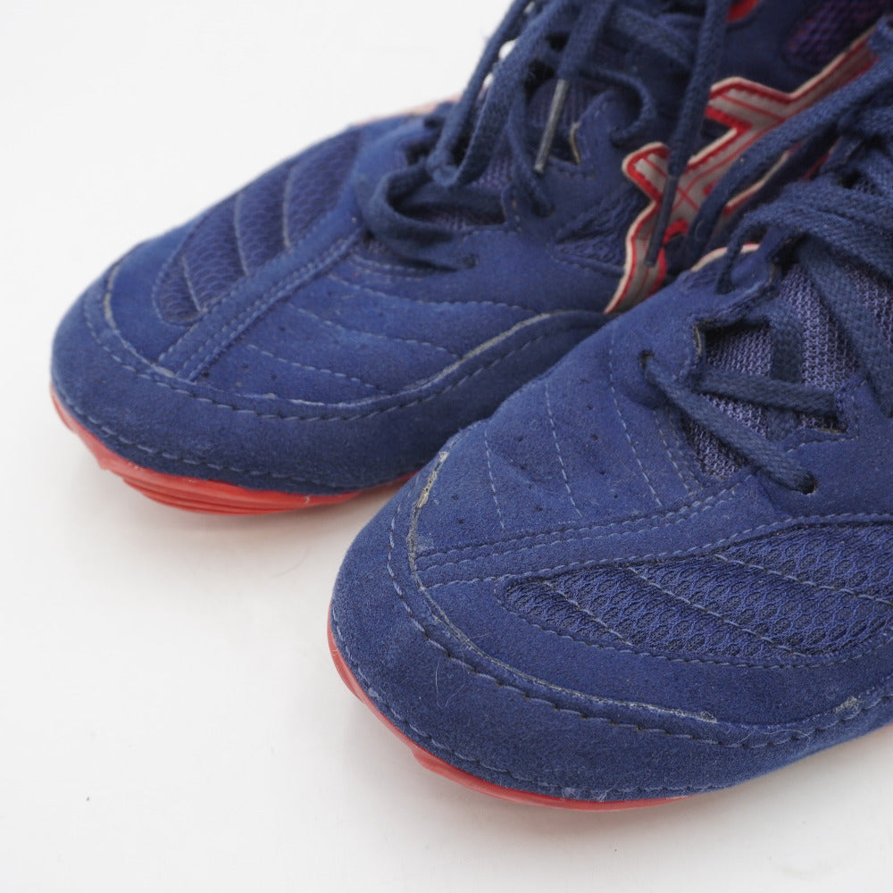 asics (アシックス) レスリングシューズ SNAPDOWN ネイビー×レッド