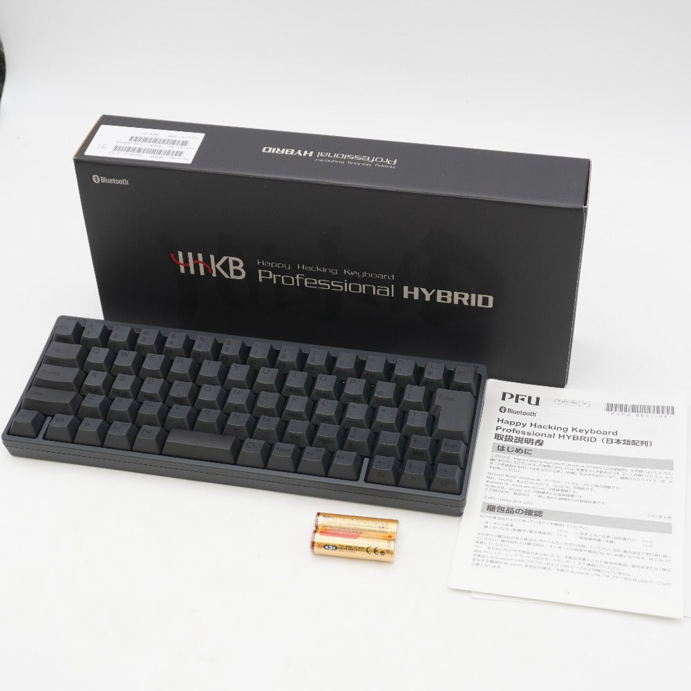 PFU ピーエフユー PFU HHKB Professional HYBRID Type-S 日本語配列／墨 Happy Hacking Keyboard PD-KB820BS
