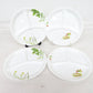 CORELLE (コレール)  ランチプレート　ヨーロピアンハーブ柄×2、クリスピーサンド柄×2　4枚セット 21.5cm