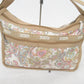 LeSportsac レスポートサック ショルダーバッグ ライトベージュ　ペイズリー　