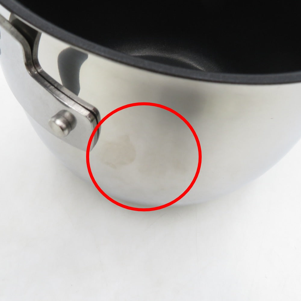 T-fal ティファール 調理器具 T-fal ティファール IH対応 片手鍋 ステンレス マルチポット ガラス蓋付き THERMO-FUSION INDUCTION TECHNOLOGY
