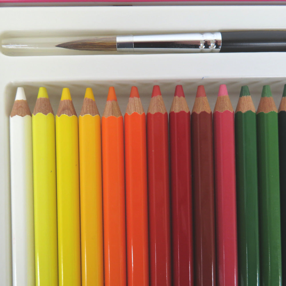 三菱鉛筆 ミツビシエンピツ ユニ uni ウォーターカラー 24色セット 水彩色鉛筆