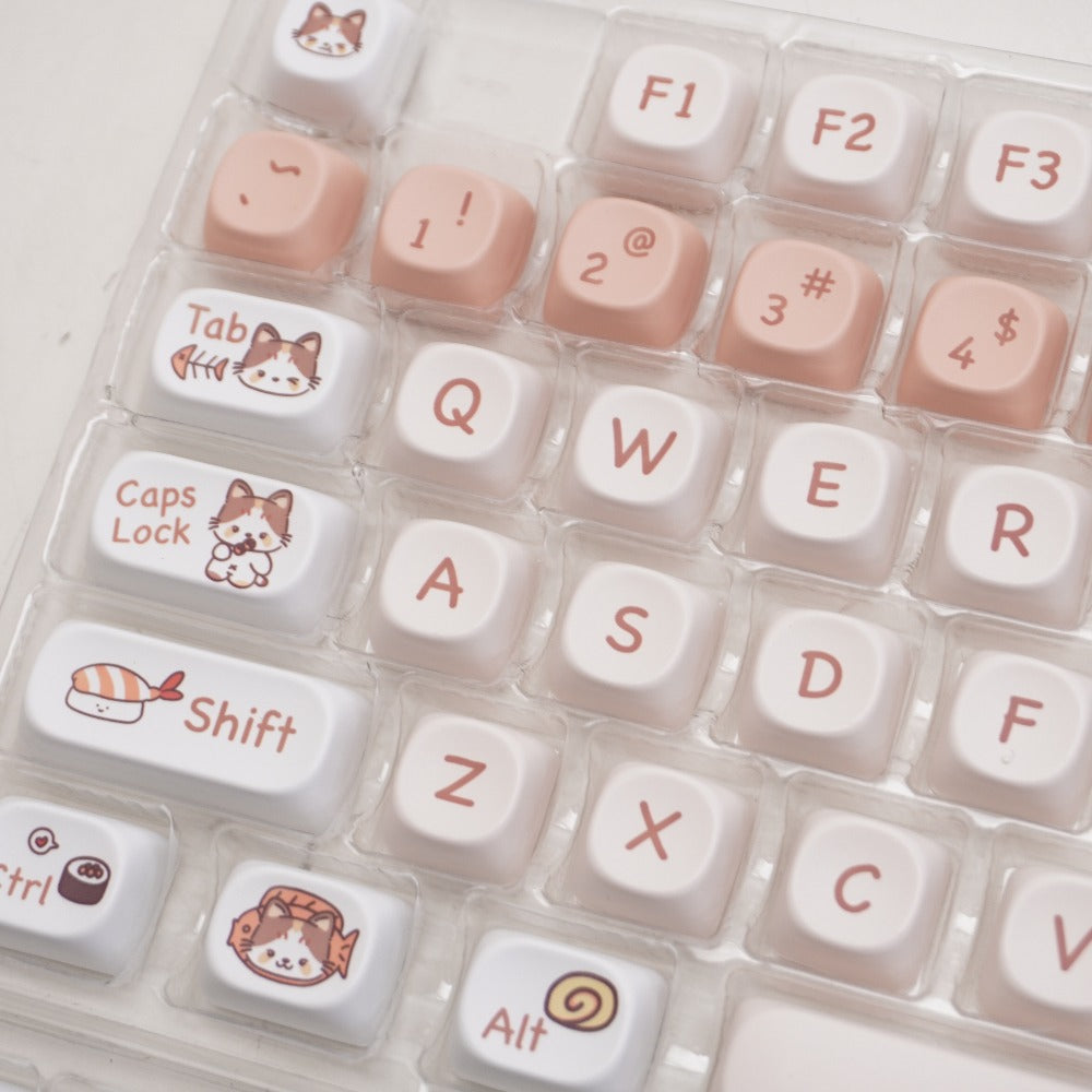 EPOMAKER Meow Sushi 143-Key キーキャップセット