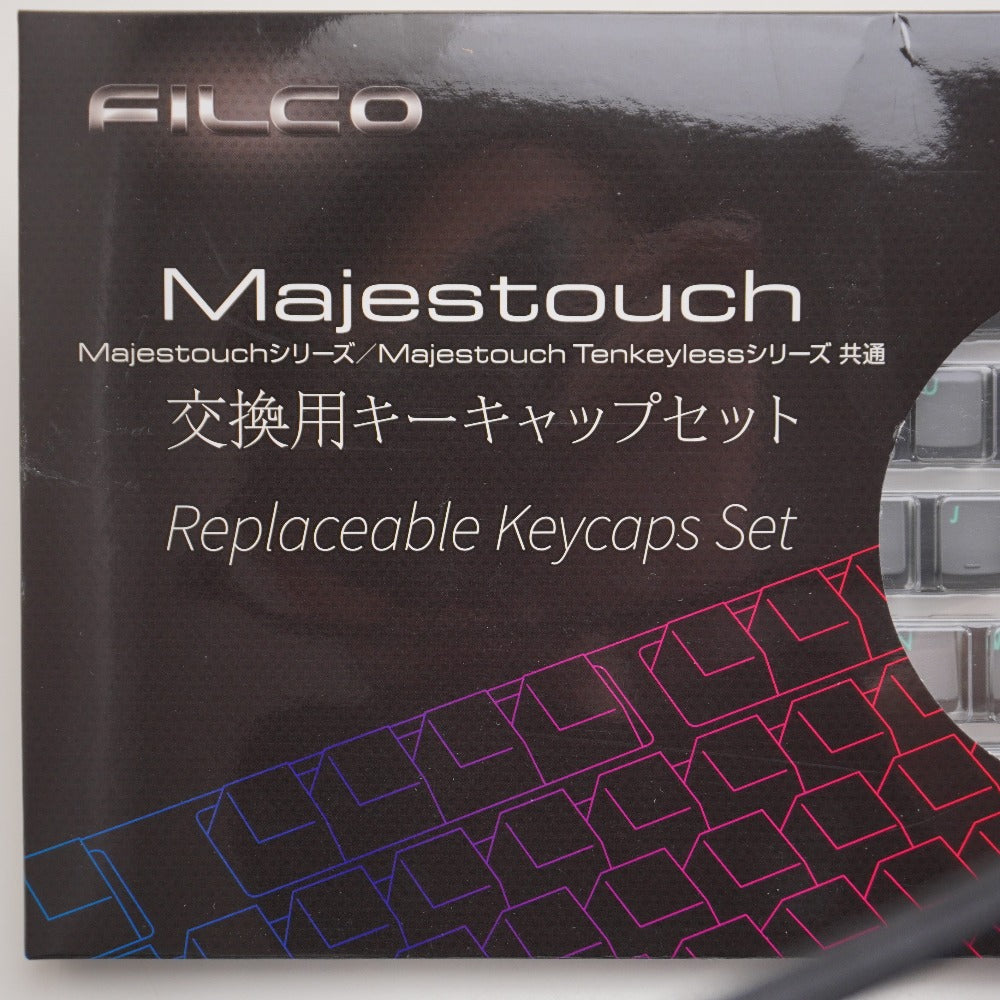 FILCO フィルコ Majestouch交換用 PBT2色成形 ASAGI×Gray 2 tone Keycap set FKCS108AGP2