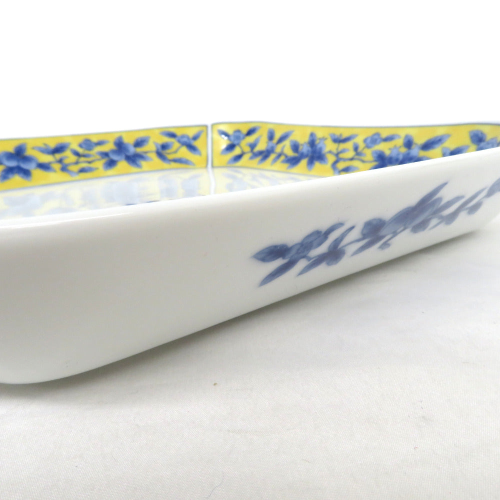橘吉 黄地聖果 盛鉢 約29cm