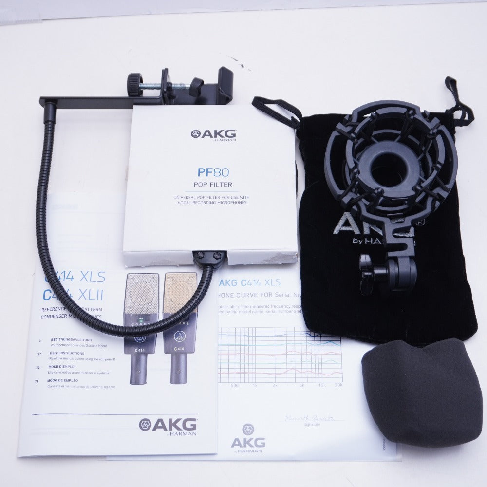 AKG アーカーゲー C414 XLS コンデンサーマイク オーディオ機器