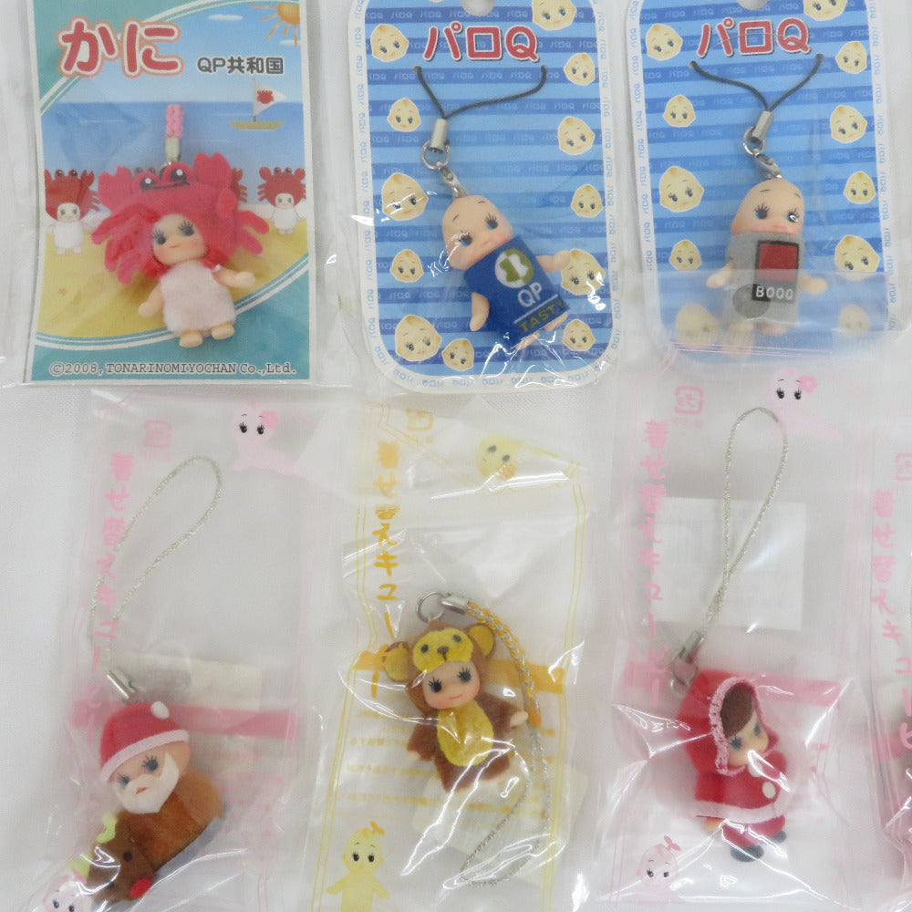 キャラクターグッズ キューピー となりのみよちゃん ご当地ストラップ 他 ストラップ おまとめ34点セット/QPシール共和国 未使用品