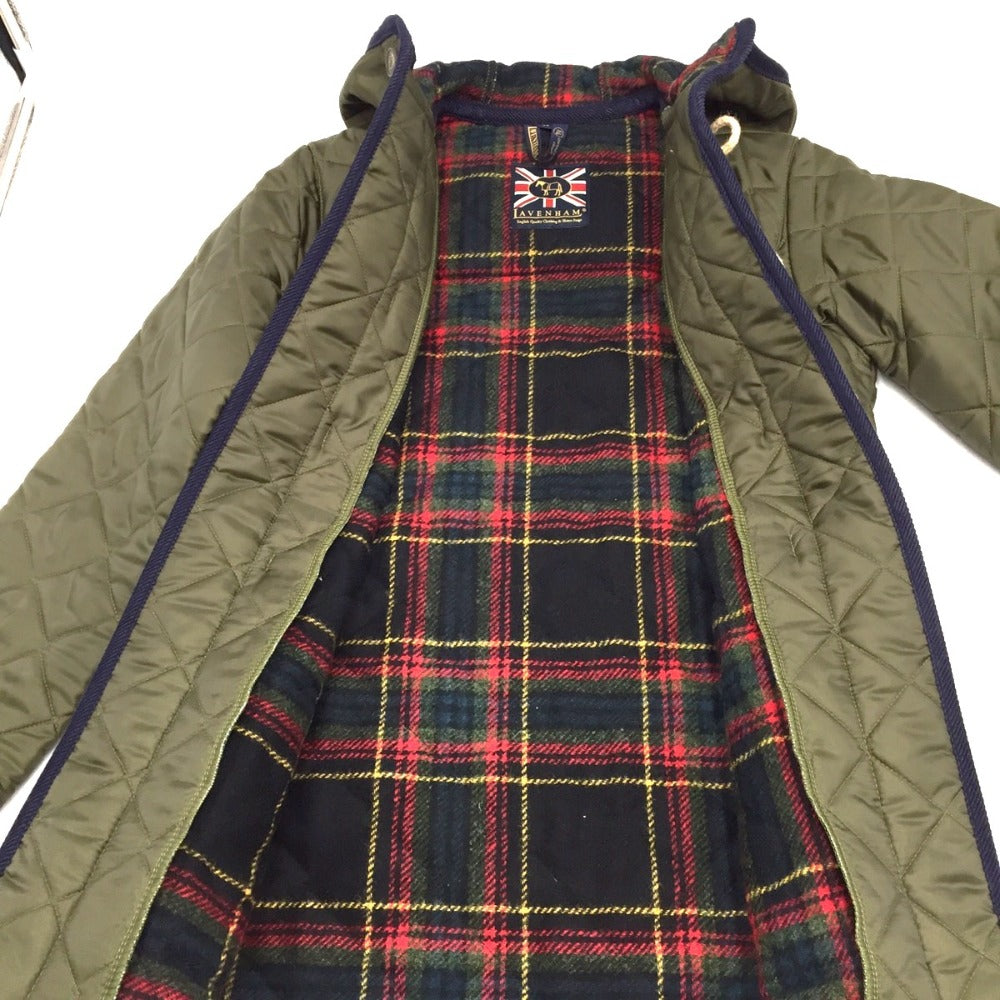 LAVENHAM (ラベンハム) ダッフルコート LAVENHAM　キルティングコート　ダッフルコート　カーキ　34　S 美品