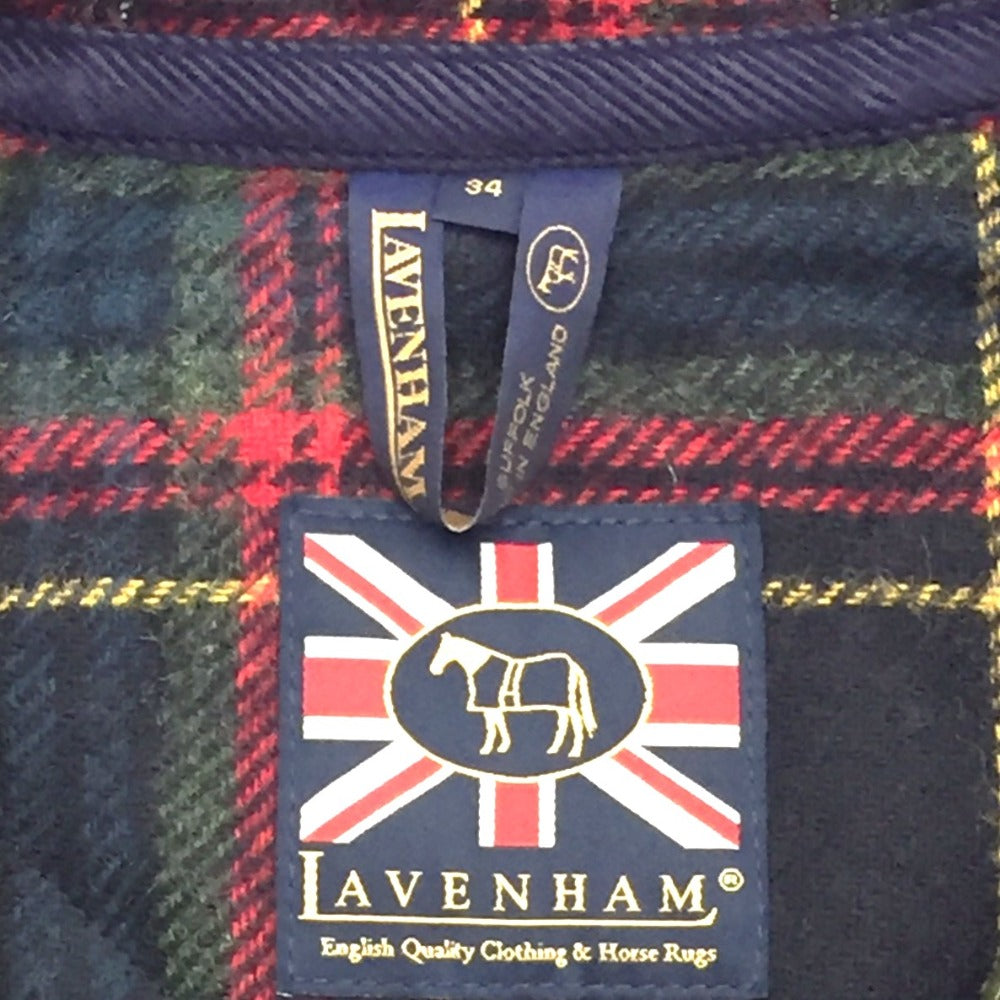 LAVENHAM (ラベンハム) ダッフルコート LAVENHAM　キルティングコート　ダッフルコート　カーキ　34　S 美品