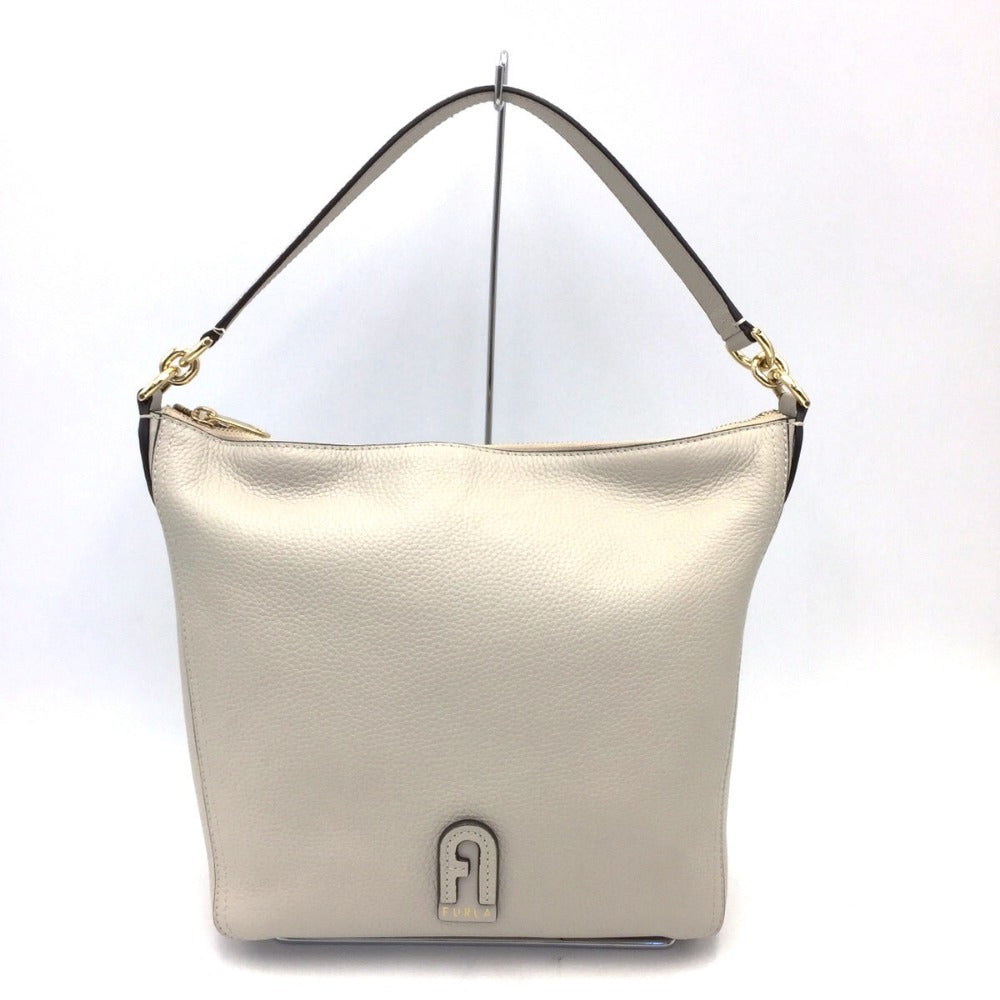 Furla (フルラ) ショルダーバッグ 2wayショルダーバッグ アテナ ホーボー ライトベージュ WB00546BX0305 美品