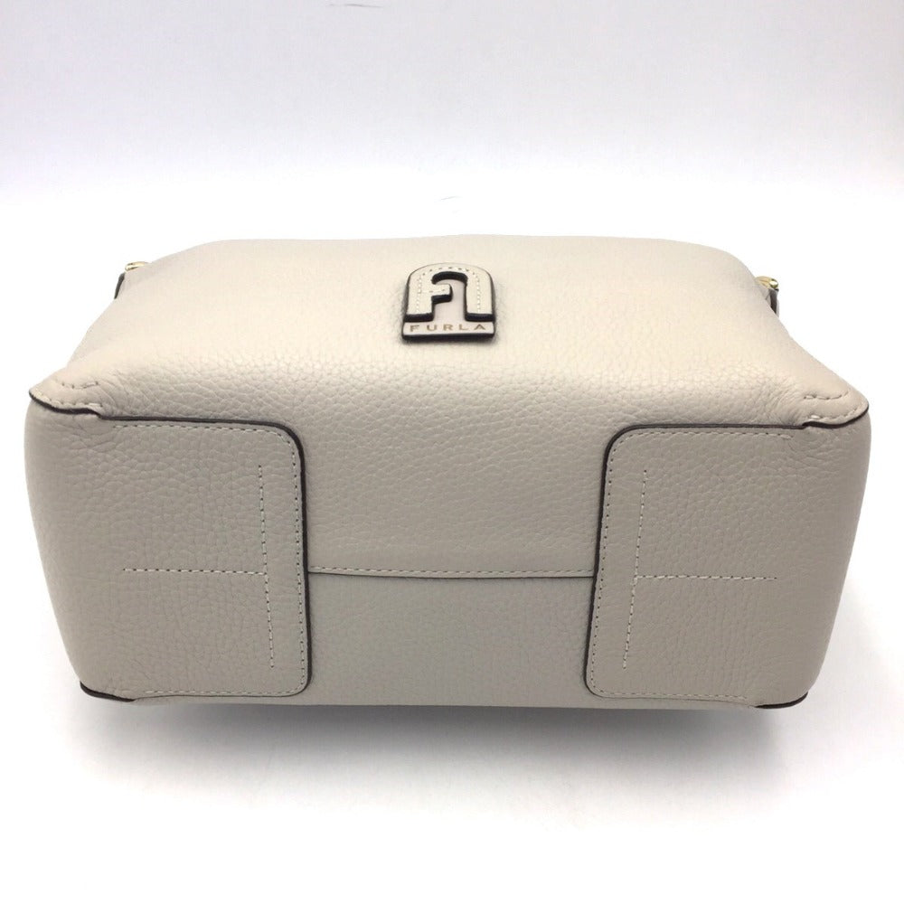 Furla (フルラ) ショルダーバッグ 2wayショルダーバッグ アテナ ホーボー ライトベージュ WB00546BX0305 美品