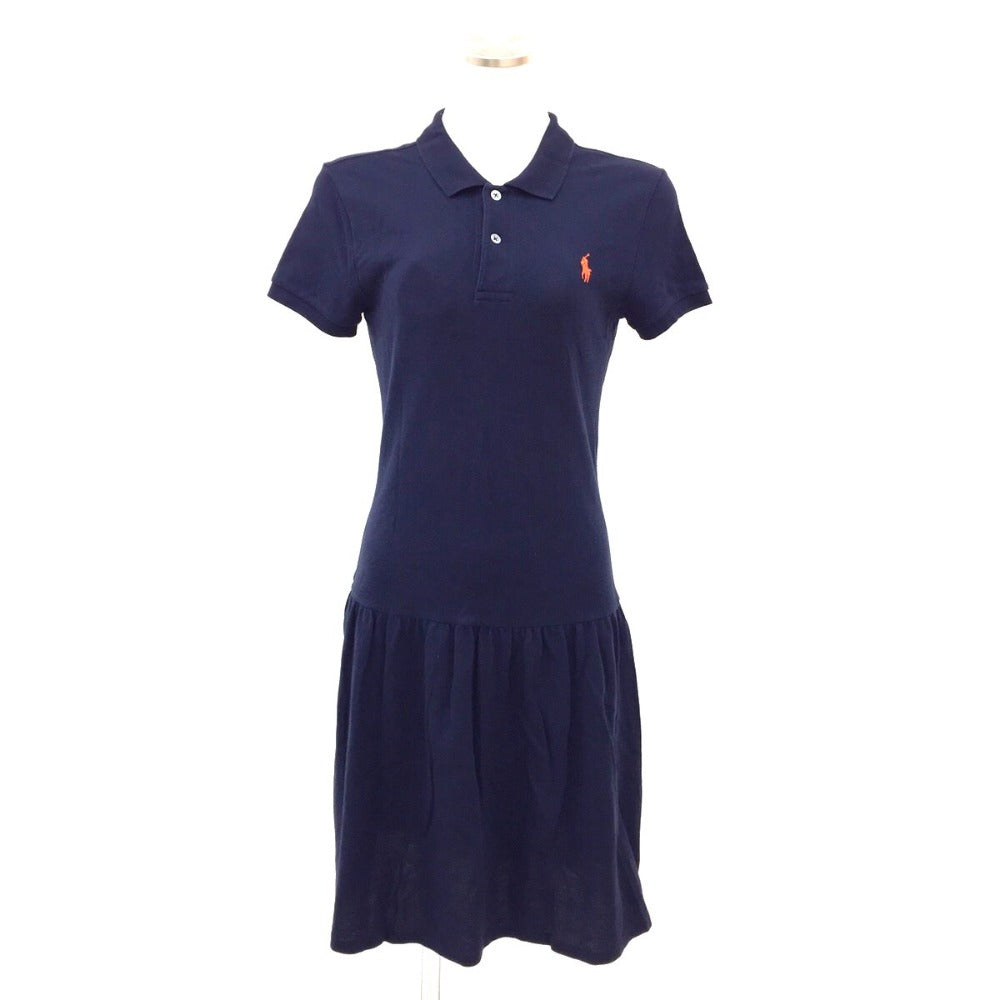RALPH LAUREN (ラルフローレン) ワンピース RALPH LAUREN ポロシャツワンピース ネイビー L インパクト21 KORLYM2461 美品