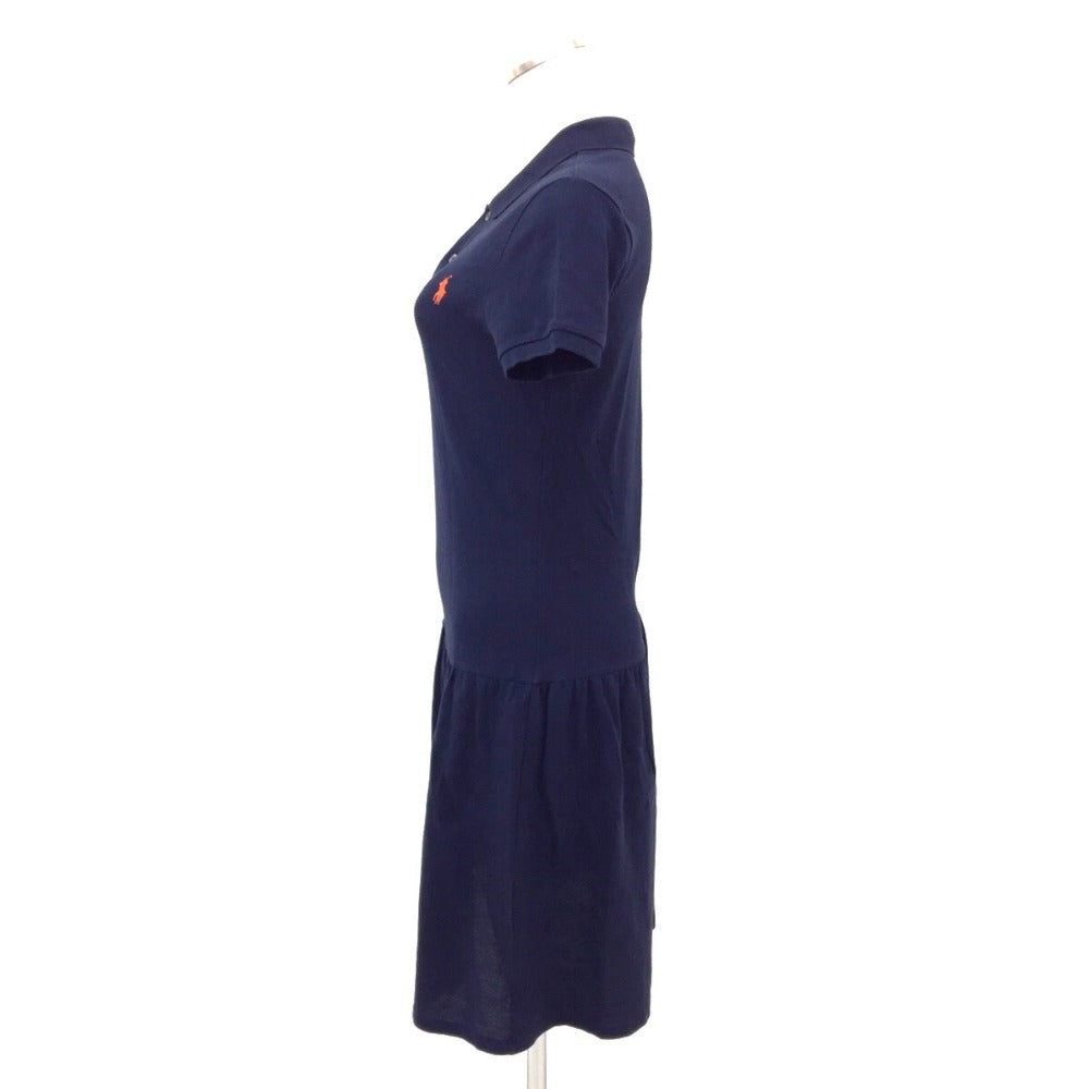 RALPH LAUREN (ラルフローレン) ワンピース RALPH LAUREN ポロシャツワンピース ネイビー L インパクト21 KORLYM2461 美品