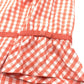 courreges (クレージュ) セットアップ courreges セットアップ チェック サーモンピンク 38 美品