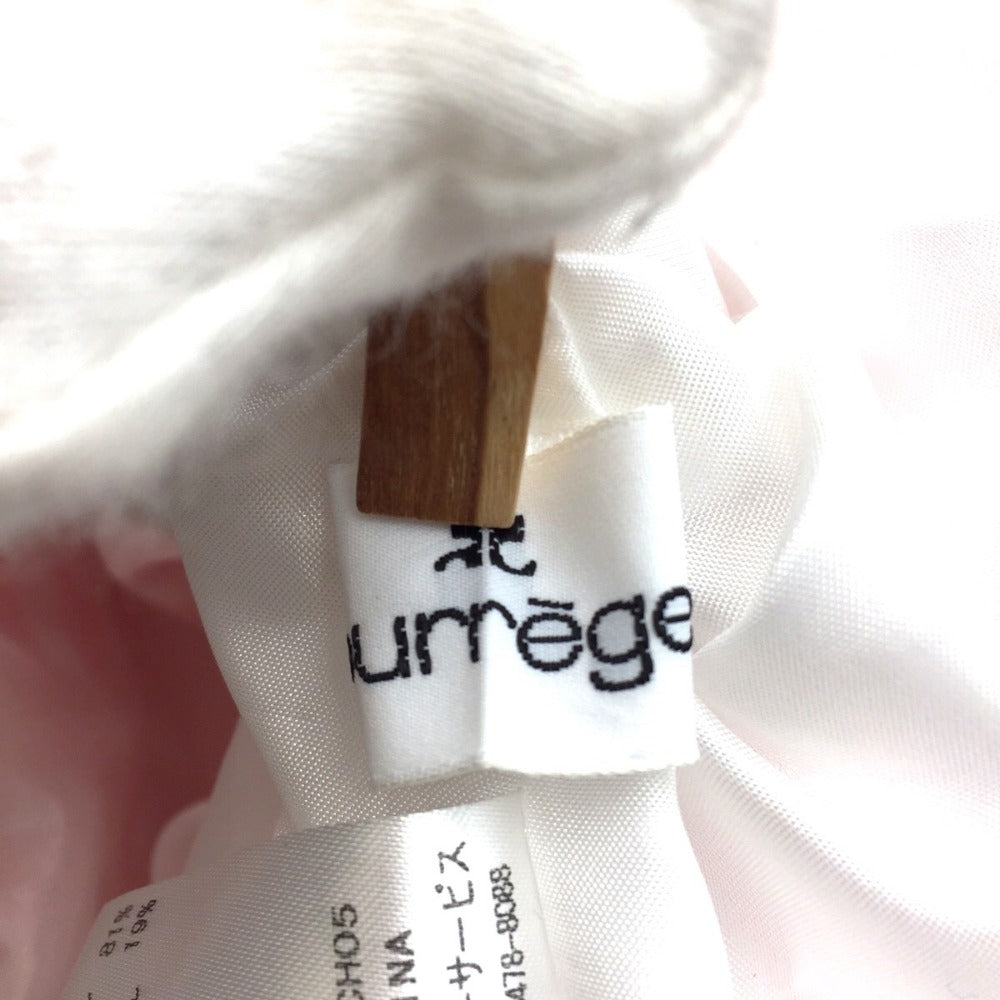 courreges (クレージュ) セットアップ courreges セットアップ チェック サーモンピンク 38 美品
