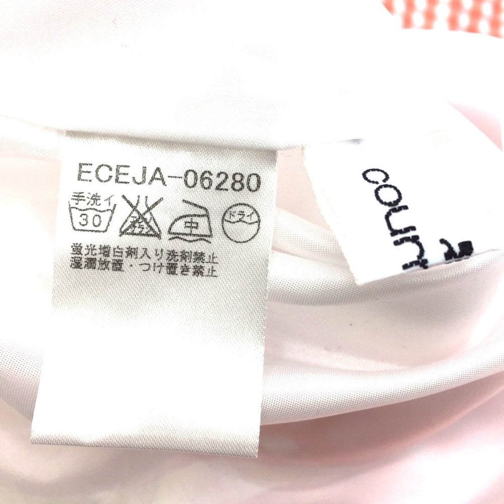 courreges (クレージュ) セットアップ courreges セットアップ チェック サーモンピンク 38 美品