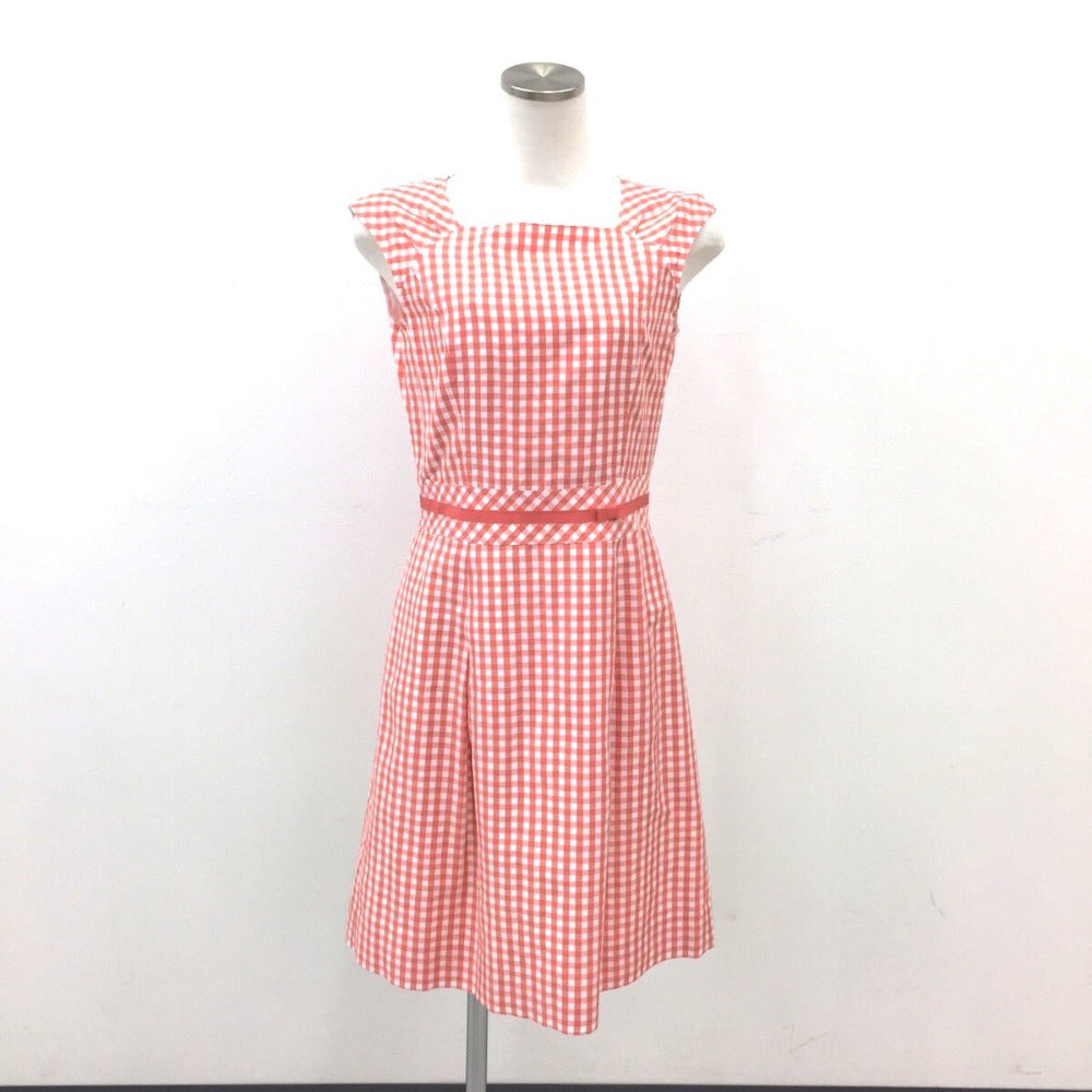 courreges (クレージュ) セットアップ courreges セットアップ チェック サーモンピンク 38 美品