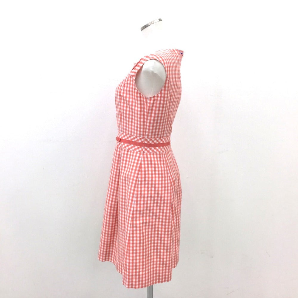 courreges (クレージュ) セットアップ courreges セットアップ チェック サーモンピンク 38 美品