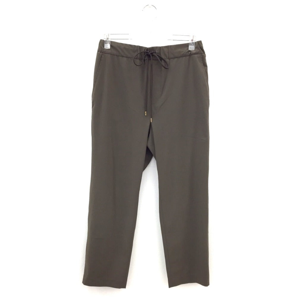 MACKINTOSH LONDON (マッキントッシュロンドン) クロップドパンツ MAKINTOSH LONDON　トリコットストレッチ クロップドパンツ　イージーパンツ　カーキ　44 　2L 美品