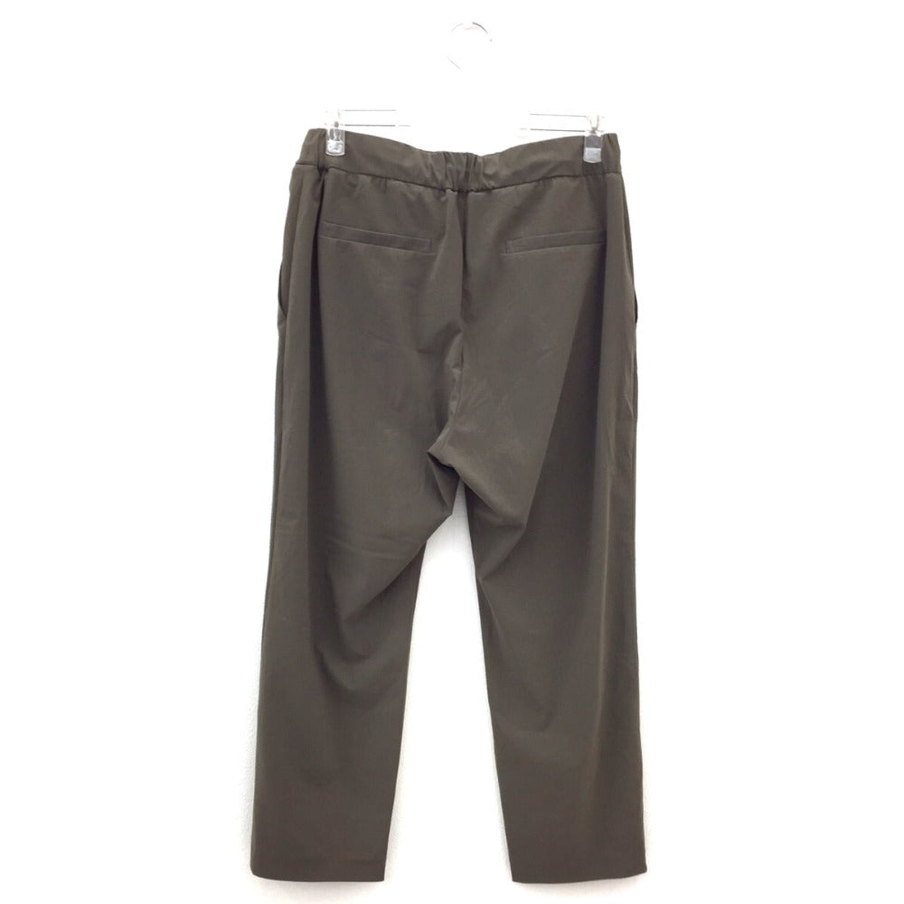 MACKINTOSH LONDON (マッキントッシュロンドン) クロップドパンツ MAKINTOSH LONDON　トリコットストレッチ クロップドパンツ　イージーパンツ　カーキ　44 　2L 美品