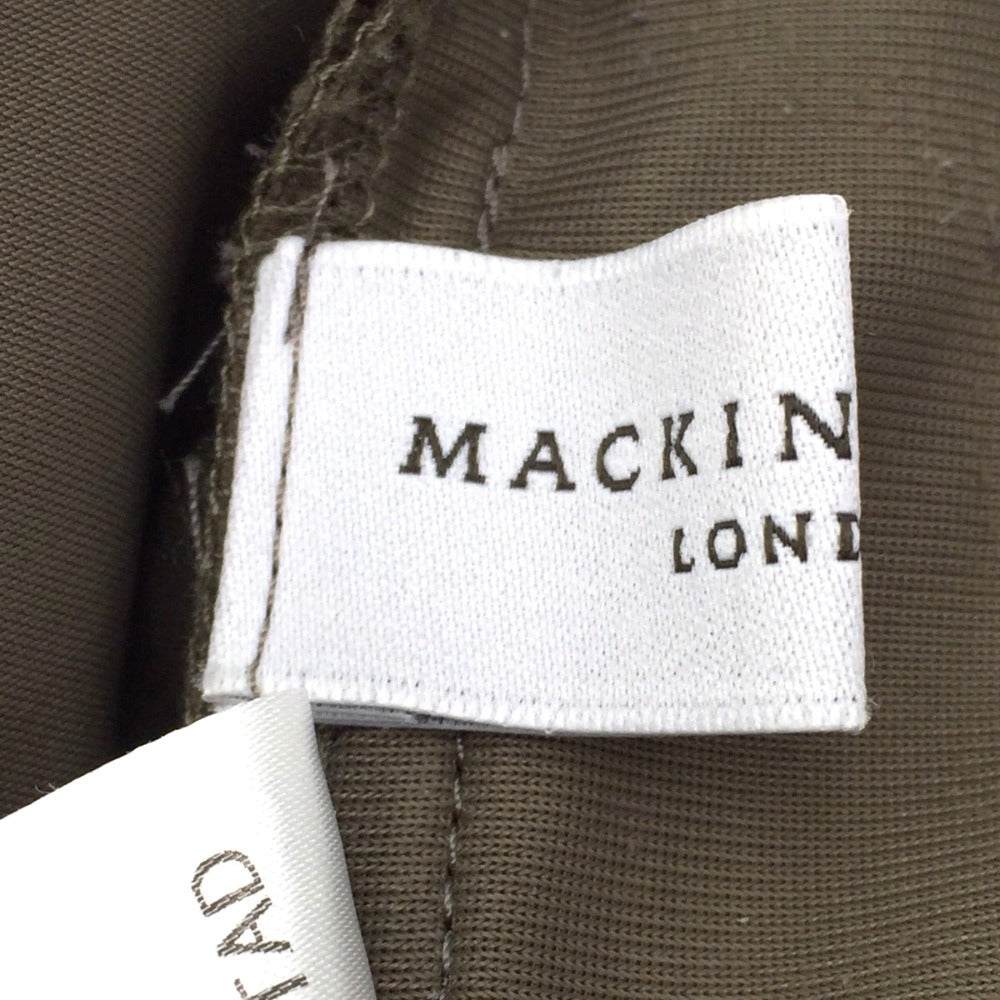 MACKINTOSH LONDON (マッキントッシュロンドン) クロップドパンツ MAKINTOSH LONDON　トリコットストレッチ クロップドパンツ　イージーパンツ　カーキ　44 　2L 美品