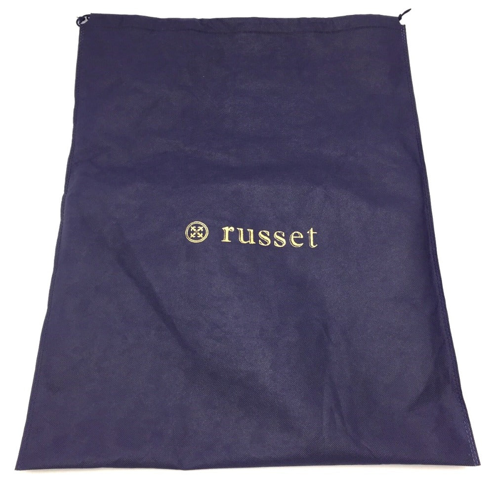 russet (ラシット) トートバッグ russet　ラシット　トートバッグ　L 　ネイビー 美品