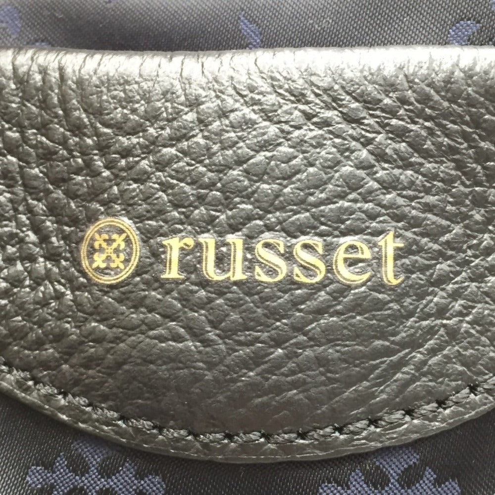 russet (ラシット) トートバッグ russet　ラシット　トートバッグ　L 　ネイビー 美品