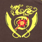 DANCE WITH DRAGON (ダンスウィズドラゴン) ポロシャツ DanceWithDragon　ゴルフウェア　ポロシャツ　ブラウン　M　D1-125301 美品
