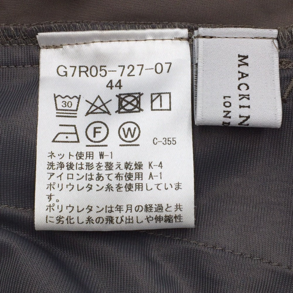 MACKINTOSH LONDON (マッキントッシュロンドン) クロップドパンツ MAKINTOSH LONDON　トリコットストレッチ クロップドパンツ　イージーパンツ グレー 44  2L 美品