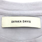 SAYAKADAVIS (サヤカディヴィス) 半袖Ｔシャツ SAYAKA DAVIS　ツイストスリーブ Tシャツ　SCS36-0CJ　XS　ライトグレー 美品