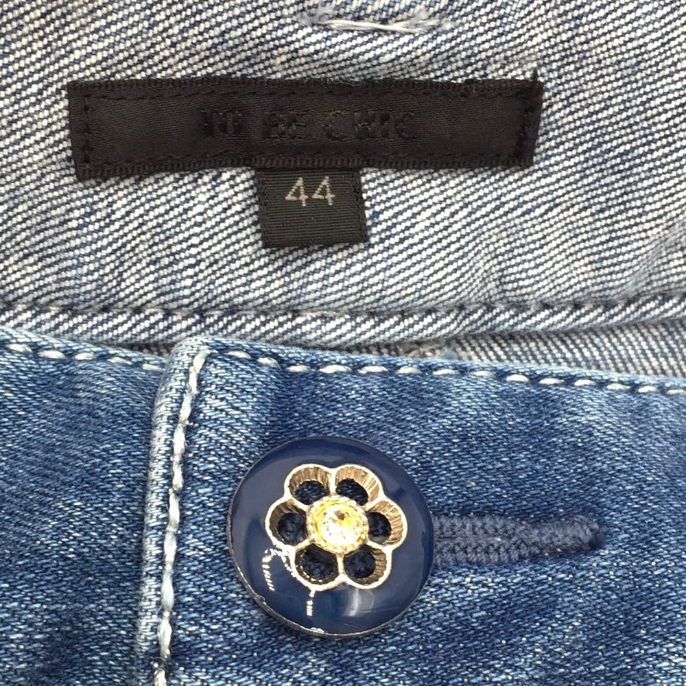 TO BE CHIC (トゥービーシック) デニムパンツ TO BE CHIC　デニムストレッチパンツ　44　XL　ライトブルー　W7R04-121-24 美品